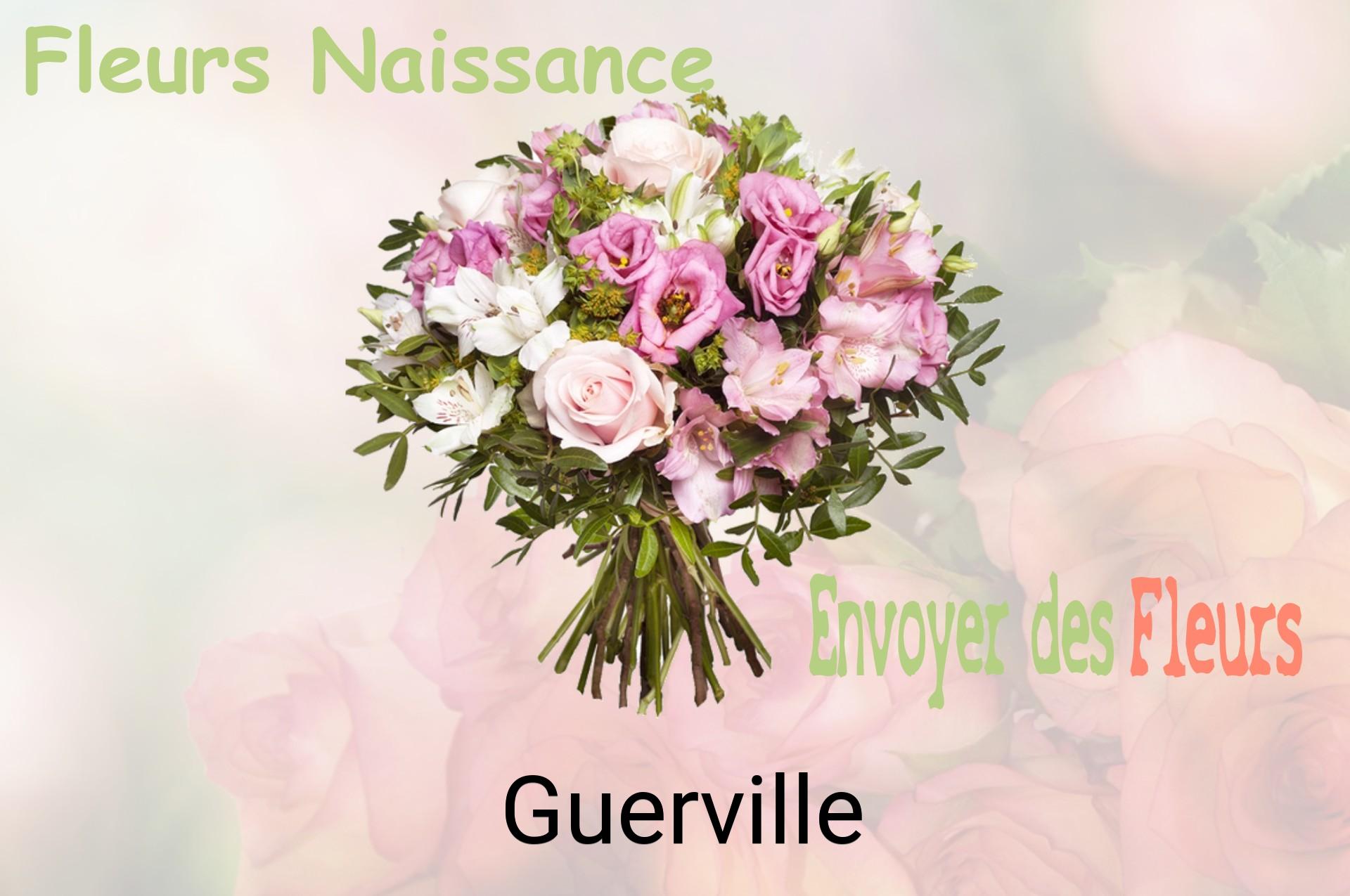 Bouquet de fleurs de naissance livré à Guerville